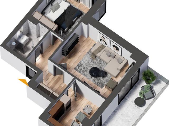 Apartament 2 camere decomandat, selgros iasi, direct la dezvoltator
