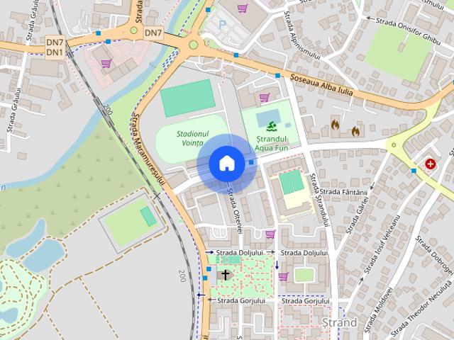 Apartament 2 camere decomandate, 60 mp, etaj 1, Strand Sub Arini