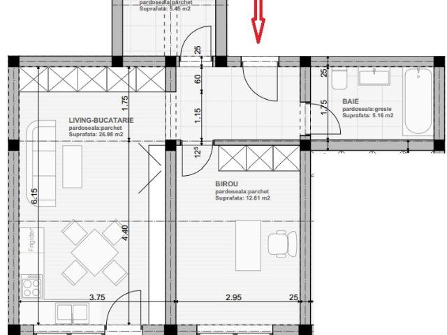 Apartament 2 camere, etaj 1, Subcetate City 2, Dezvoltator