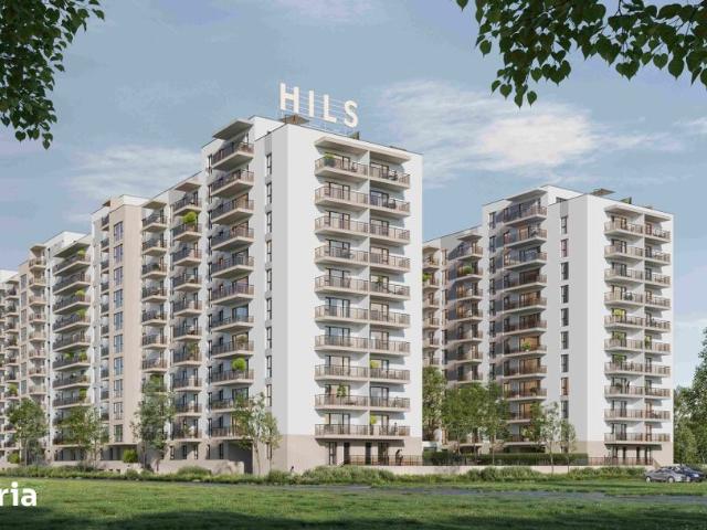 Apartament 2 camere Hils Titanium, parcare subterana, prima inchiriere