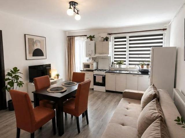 Apartament 2 camere, str. Dunarii, bloc nou, 48 mp, et.1, loc de parcare
