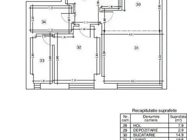 Apartament 2 camere su 73,50mpI Lux I Parcul Verdi FloreascaI