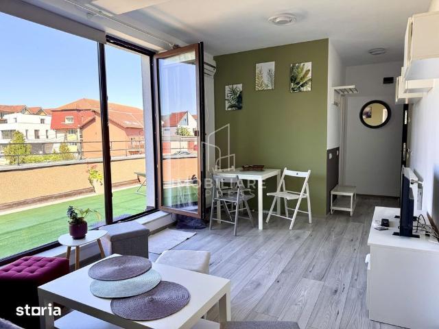 Apartament 2 camere, terasa panoramica, parcare Buna Ziua / Fagului