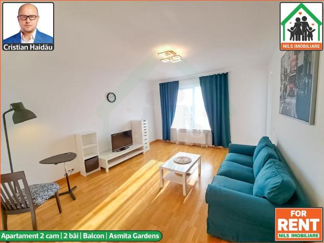 Apartament 2 camere | 2 bai | Balcon | Asmita Gardens