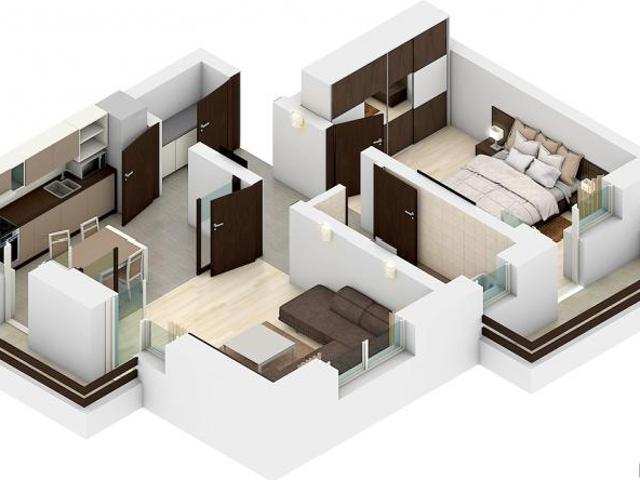 apartament 2 camere, 50 mp DECOMANDAT