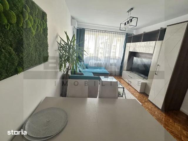 Apartament 2 camere, 50mp, etaj intermediar, balcon, zona Piata Abator