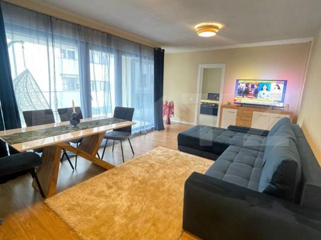 Apartament 2 camere, 70 mp, prima inchiriere, parcare, terasa, Borhanc