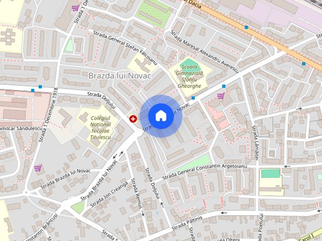 Apartament 2 dormitoare + living open space Brazda Bloc nou