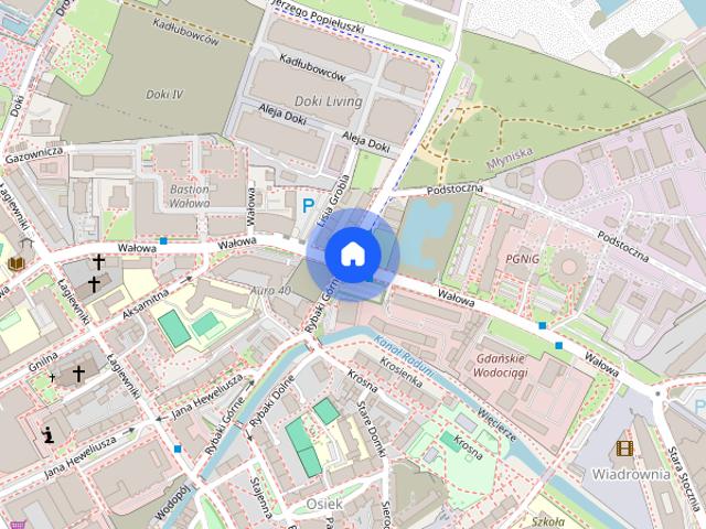 Apartament 2 pokojowy na wynajem Wałowa 25C od września 2026 r