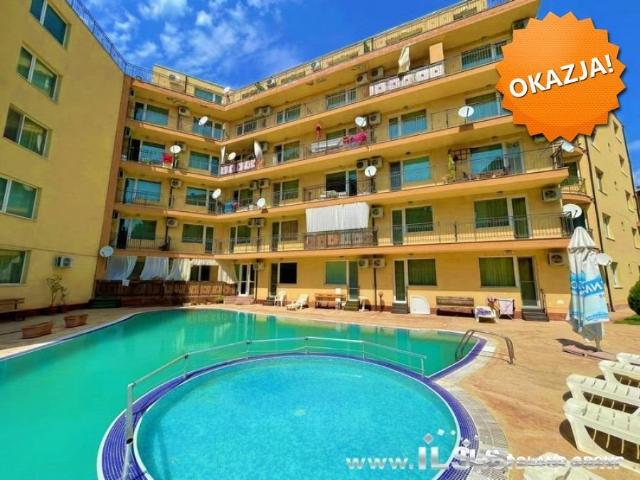 Apartament 34 m² z umeblowaniem blisko plaży w Słonecznym Brzegu