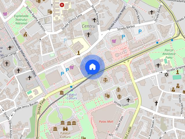Apartament 3 Camere Centru Palas