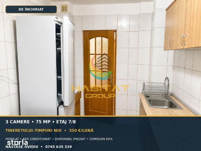 Apartament 3 Camere de Inchiriat Tineretului–Timpuri Noi !