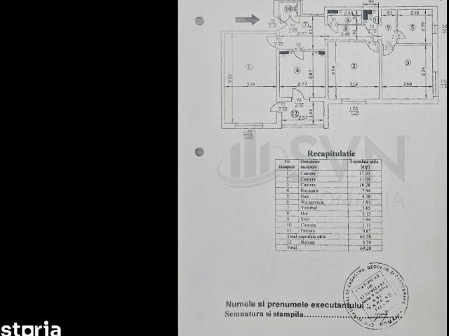 Apartament 3 camere de vanzare l Teiul Doamnei l Mobilat Utilat