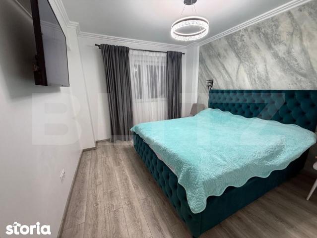Apartament 3 camere, decomandat, incalzire pardoseala, mobilat utilat