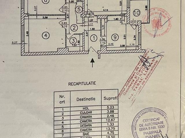 Apartament 3 camere decomandat Măgurele Ilfov