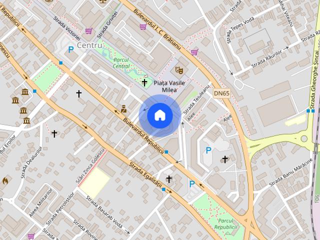 Apartament 3 camere Pitesti Centru,mobilat complet