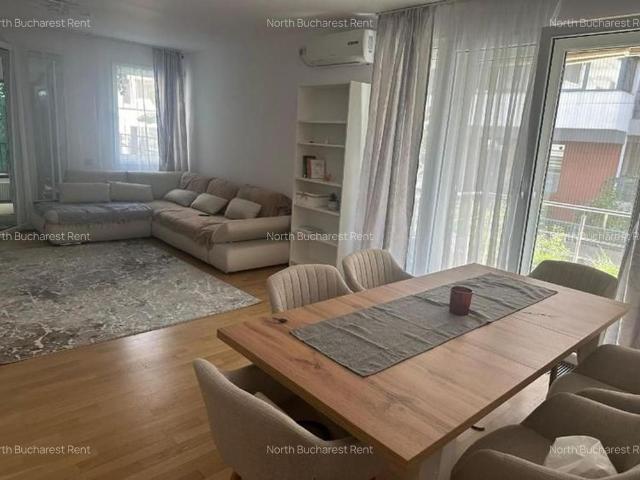 Apartament 3 camere, Sos Nordului, curte de 90mp