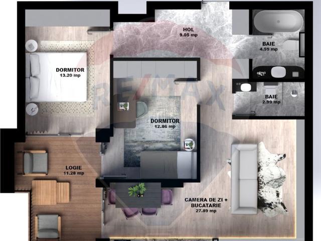Apartament 3 camere vanzare in bloc de apartamente Bihor, Oradea, Ultracentral vezi locația pe hartă