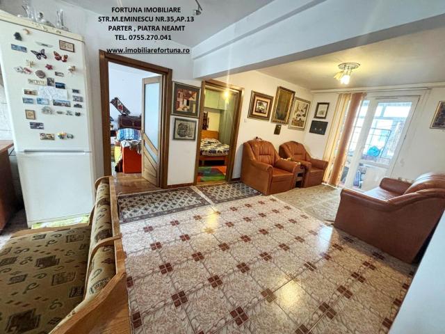 Apartament 4 camere multifunctional cu loc parcare, zona Precista – Biserica Noua – IPJ Neamt
