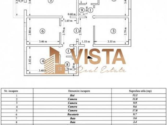 Apartament 4 camere, etaj 1. Zona Astra Planete