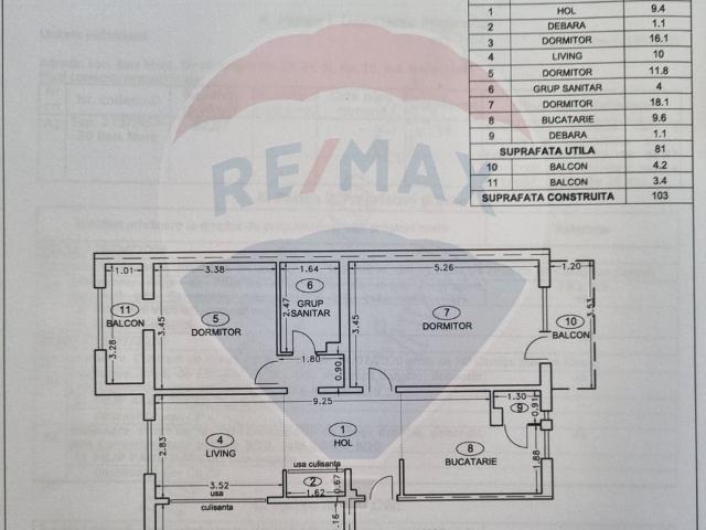 Apartament 4 camere vanzare in bloc de apartamente Maramures, Baia Mare, Ultracentral vezi locația pe hartă