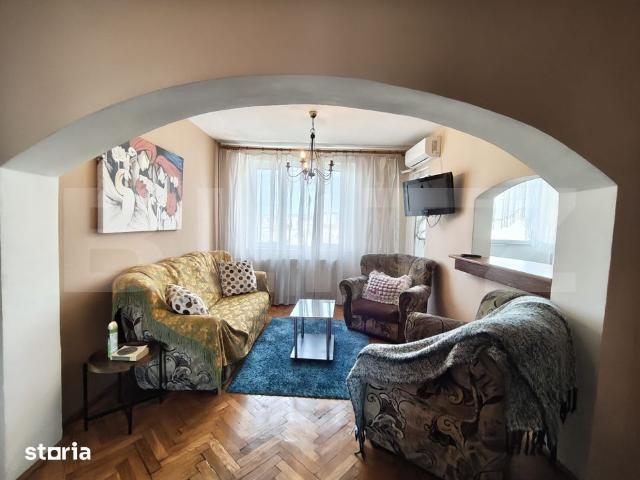 Apartament 4 camere, 72 mp, 2 bai, 2 balcoane Bulevardul Decebal