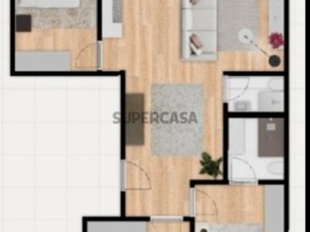 Apartamento T3/4 EM BENFICA Em remodelação