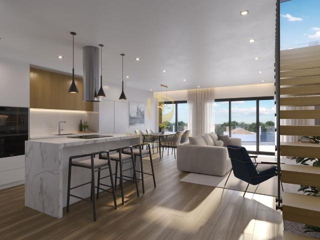 Apartamento T3, top, floor, no 2. º andar, vista mar, em empreendimento de luxo com piscinas, SPA, jardim e ginásio em Tavira