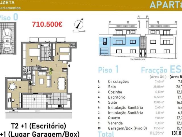Apartamento T3 à venda em concelho de Olhão, Faro, Portugal