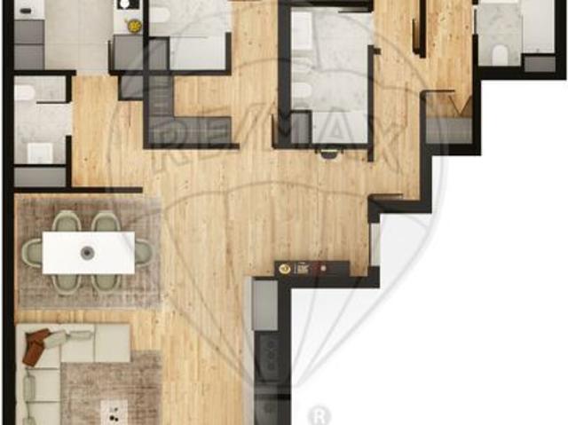 Apartamento T3 à venda em Leiria