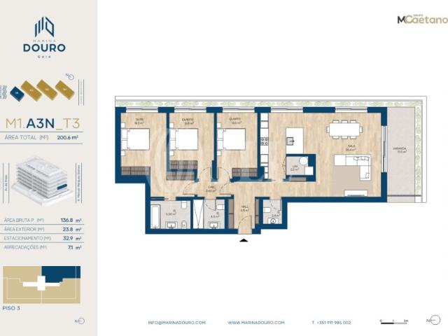 Apartamento T3, Canidelo, Vila Nova de Gaia | BPI Expresso Imobiliário