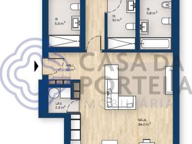 Apartamento T3, Canidelo, Vila Nova de Gaia | BPI Expresso Imobiliário