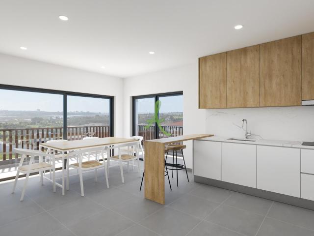 Apartamento T3 com 2 Suítes, garagem e terraço. Nova construção em zona tranquila e em expansão!