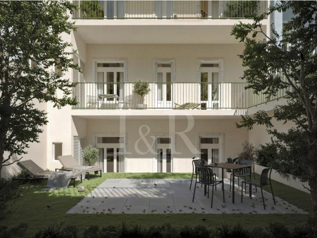 Apartamento T3 com com jardim perto da Avenida da Liberdade, Lisboa