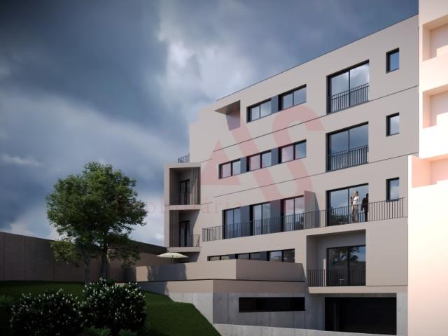 Apartamento T3 com terraço em construção no Edifício Louzada no Centro da Vila de Lousada