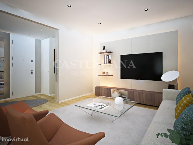 Apartamento T3 com varanda e garagem situado na Maia