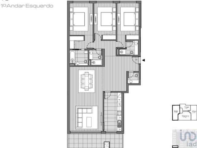 Apartamento T3 em Ramalde de 154,00 m² 154m² Porto