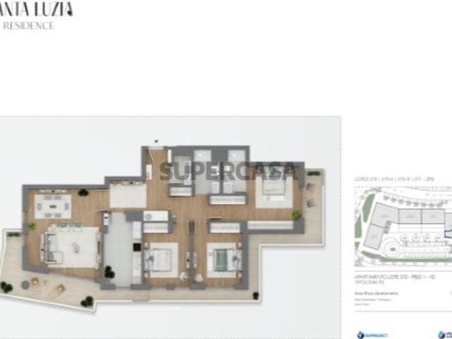 Apartamento T3 em Ranhados