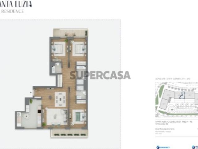 Apartamento T3 em Ranhados