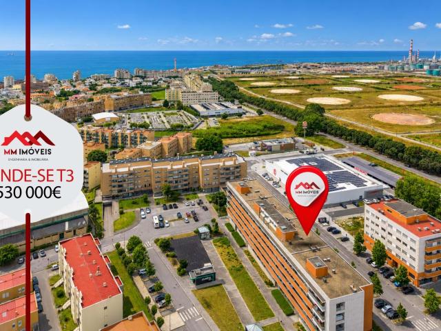 Apartamento T3 | Leça da Palmeira | Varanda | Mar | Garagem 2 Carros