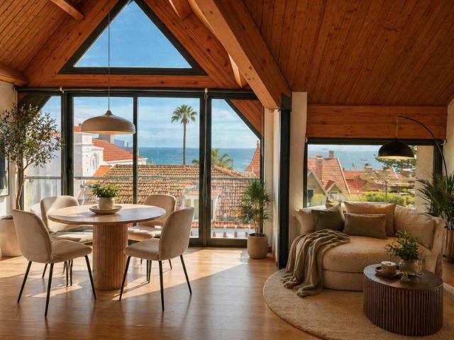 Apartamento T3 Loft | Vista Mar | Garagem | Monte Estoril