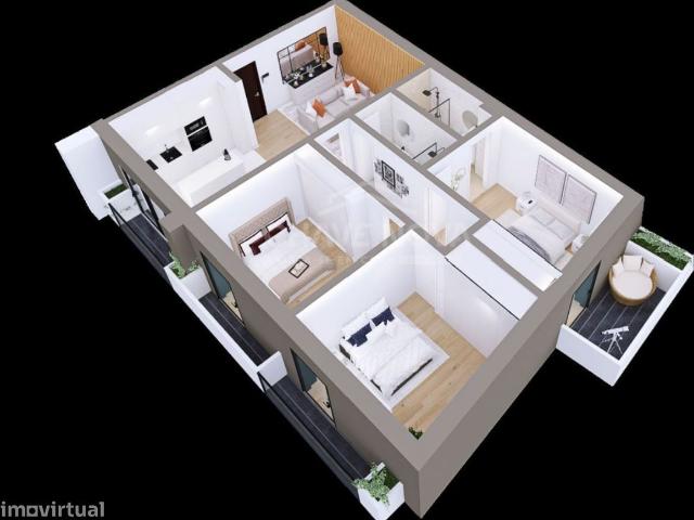 Apartamento T3 no Empreendimento Golden Plaza Moreira, Maia