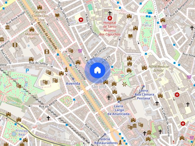 Apartamento T3 para alugar em Lisboa