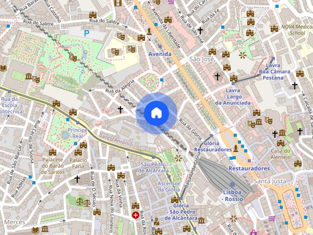 Apartamento T3 para alugar em Lisboa