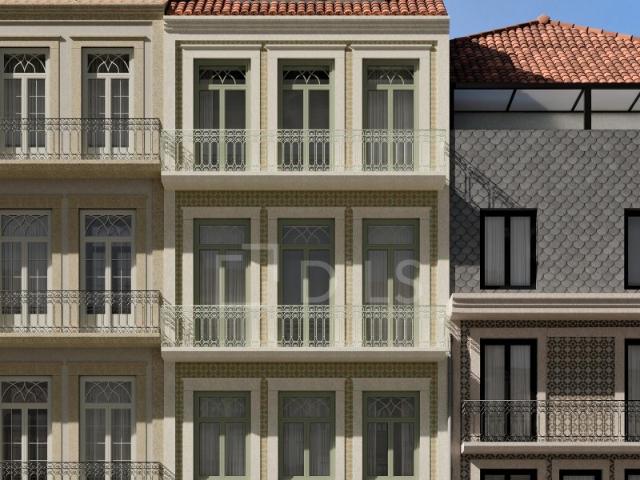 Apartamento T0+1 com varanda em novo empreendimento na Baixa do Porto
