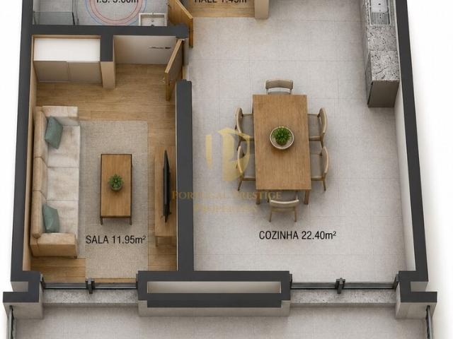 Apartamento T0+1 à venda em Altura, concelho de Castro Marim, Faro, Portugal