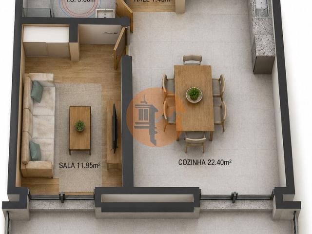Apartamento T0+1 à venda em Altura, concelho de Castro Marim, Faro, Portugal