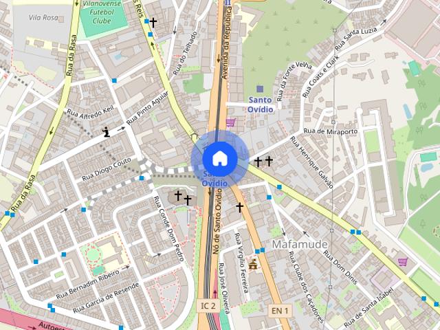 Apartamento T0+1 para alugar em Vila Nova de Gaia