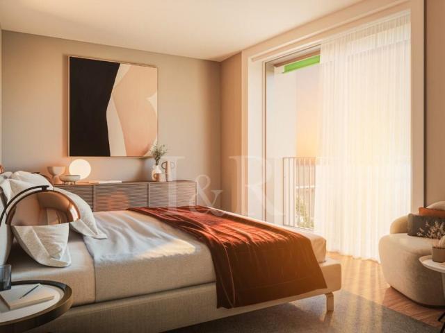 Apartamento T0 com estacionamento e arrecadação, Prata River. 43m² Marvila
