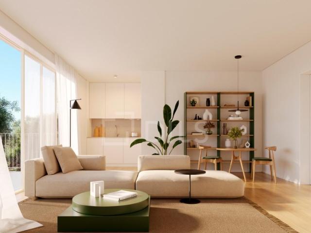 Apartamento T0, com terraço, em novo empreendimento, em Leça da Palmeira